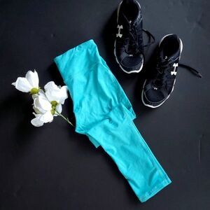 Cory Vines Light Blue Workout Capris